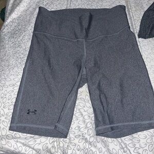 girls grey under armour shorts
